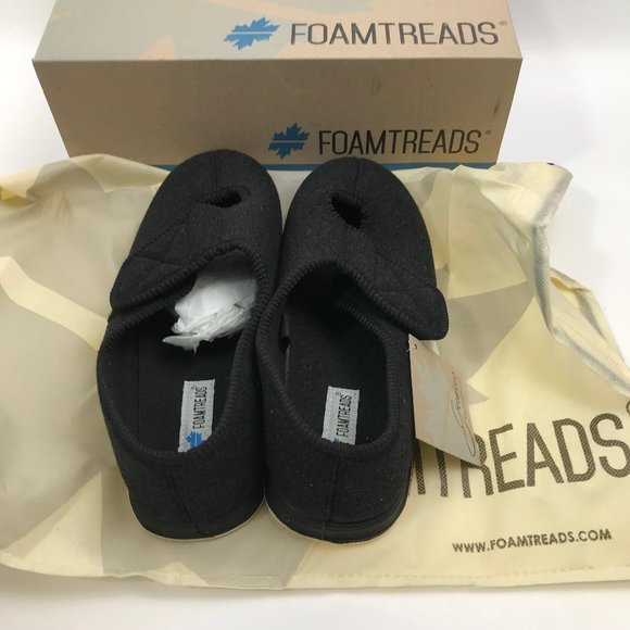 FoamTreads Women's Kendall Black Slippers 8.5M - Picture 3 of 5